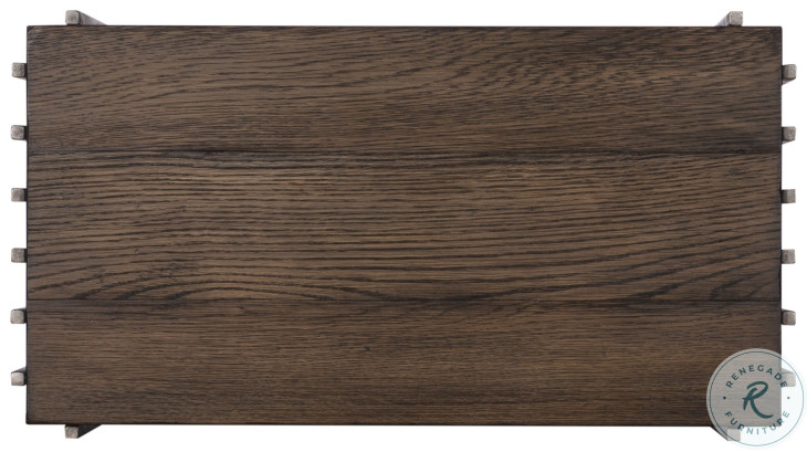 Matthew Brown Rustic And Pewter Accent Table