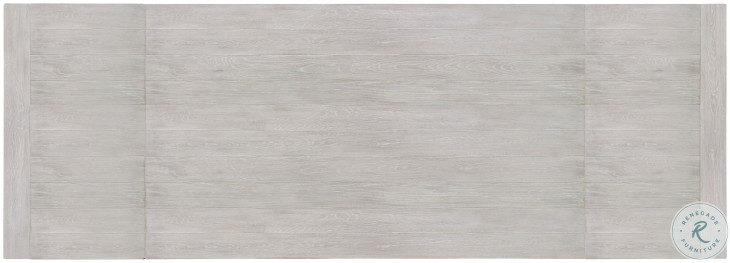 Walton White Rustic Rustic 86" Extendable Dining Table