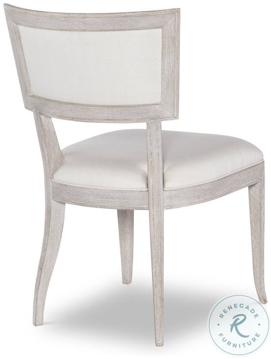 Liam White Rustic And Beiges Side Chair