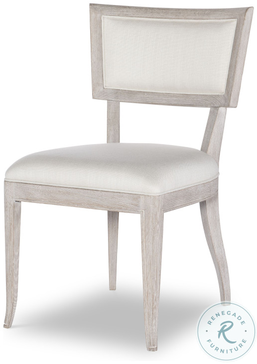 Liam White Rustic And Beiges Side Chair