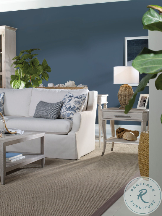 Benjamin White Rustic Side Table