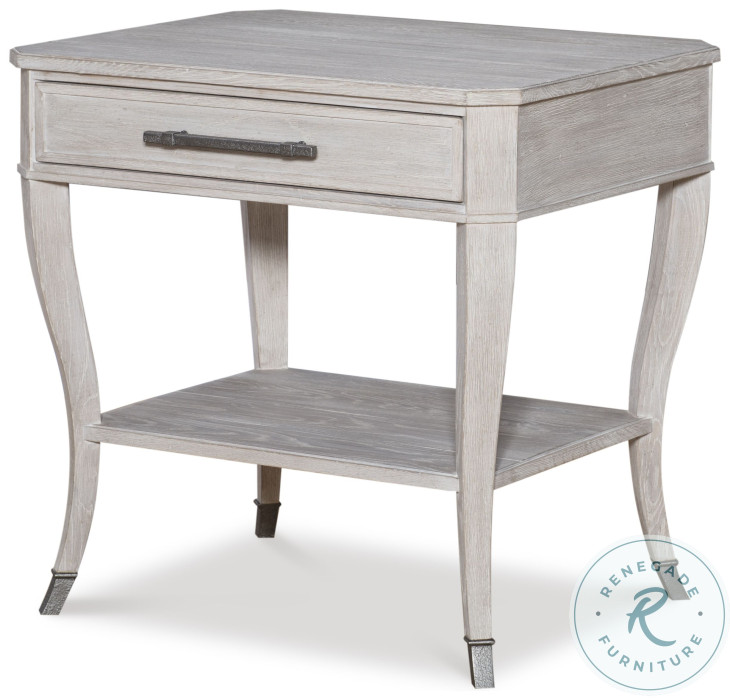 Benjamin White Rustic Side Table