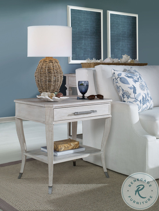 Benjamin White Rustic Side Table