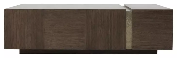 Carino Cocoa and Gold Rectangular Cocktail Table