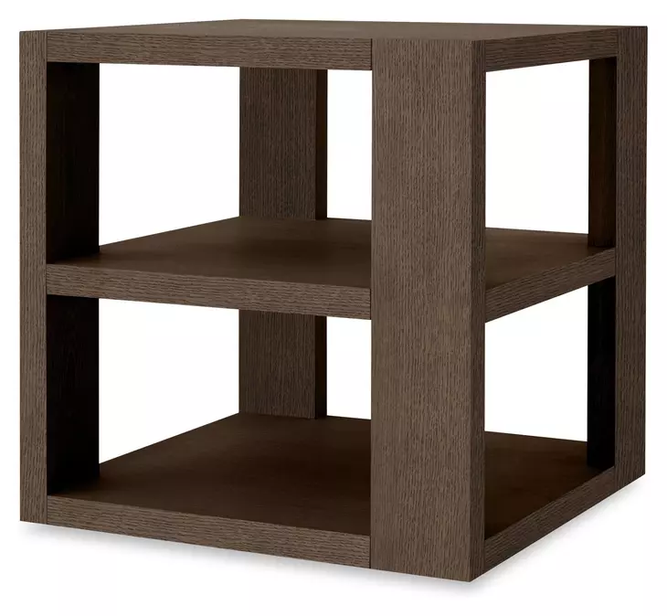 Carino Cocoa Square Side Table