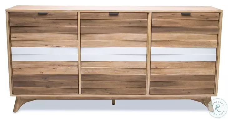 Hearthwood Tri Color 3 Door Credenza