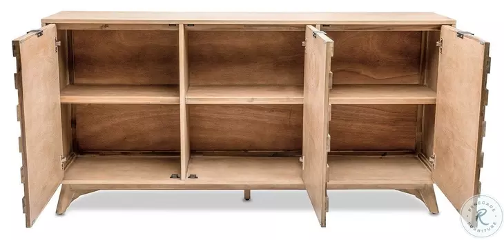 Hearthwood Tri Color 3 Door Credenza