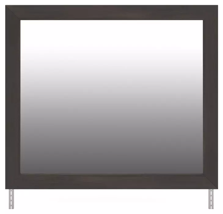 Agrander Dark Brown Rectangular Dresser Mirror