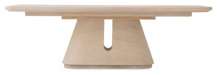Carino Sand Cerused 132" Extendable Rectangular Dining Table