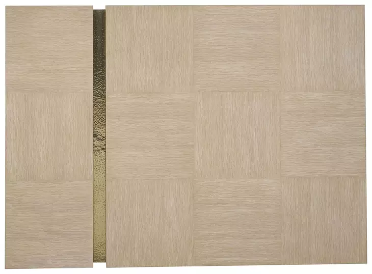 Carino Sand Cerused and Gold Rectangular Cocktail Table