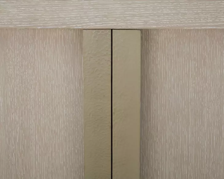 Carino Sand Cerused and Gold 2 Door Accent Chest