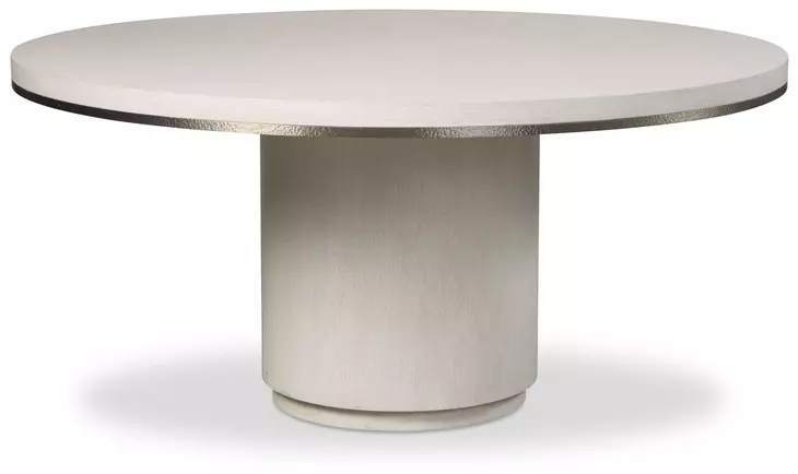 Carino Frost and Gray Round Dining Room Set