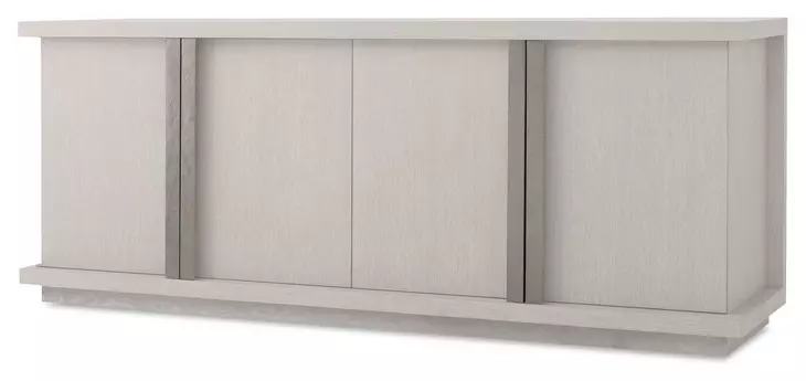 Carino Frost and Gray 2 Door Credenza