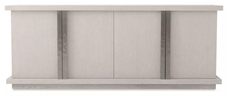 Carino Frost and Gray 2 Door Credenza