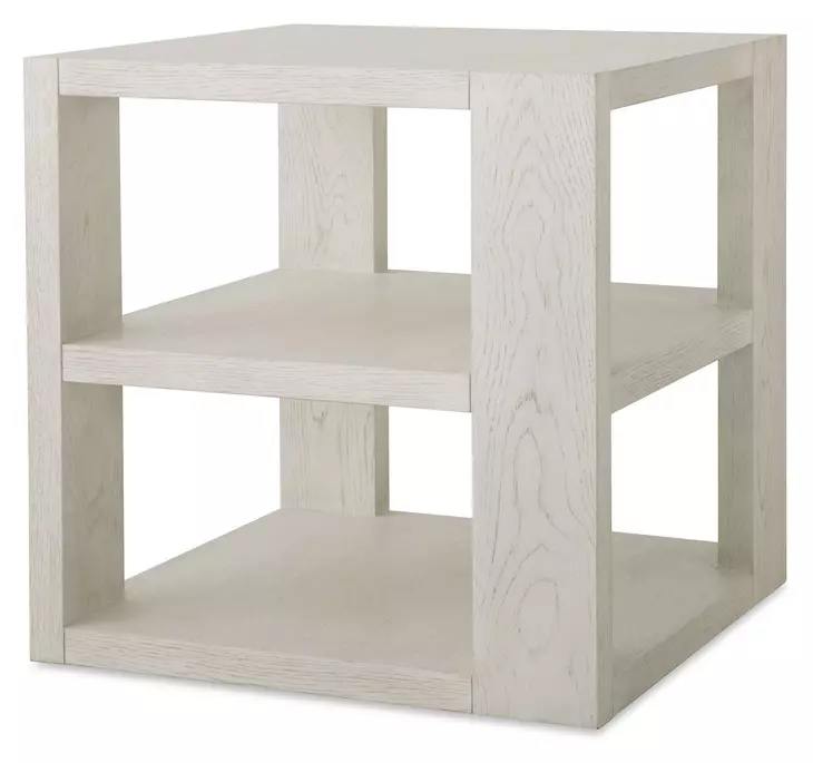 Carino Frost Square Side Table
