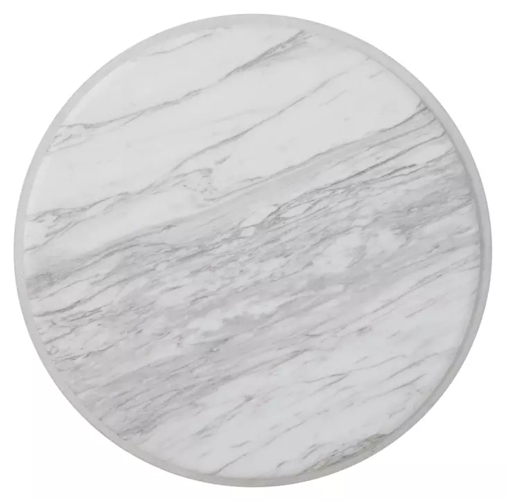Carino Frost and Beige Round Occasional Table Set