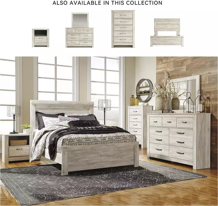 Bellaby Whitewash Five Drawer Chest