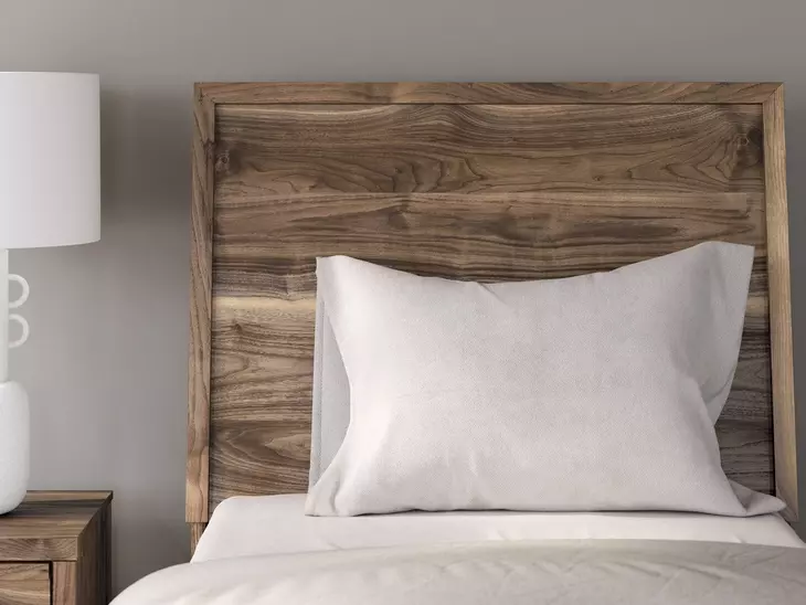 Zadilyn Warm Natural Brown Twin Panel Headboard