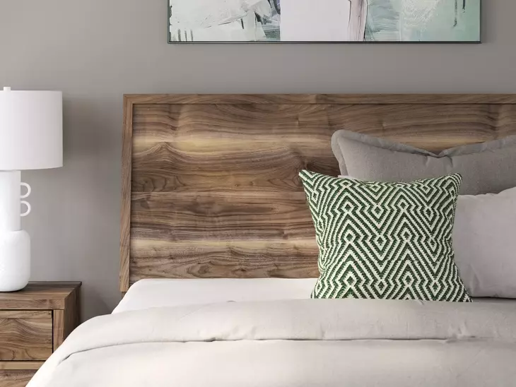 Zadilyn Warm Natural Brown Queen Panel Headboard