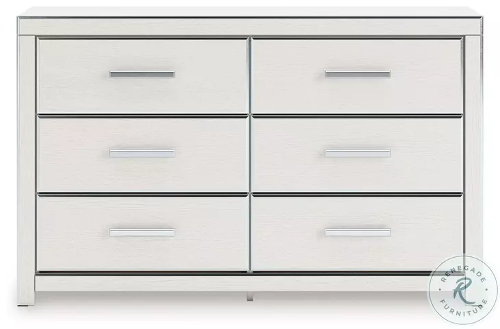 Ravalori White 6 Drawer Dresser