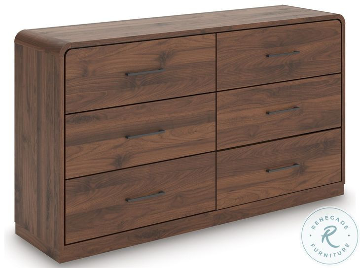 Chadworth Walnut Brown Panel Bedroom Set from Ashley Furniture
