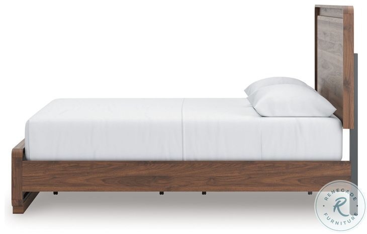 Chadworth Walnut Brown Panel Bedroom Set from Ashley Furniture