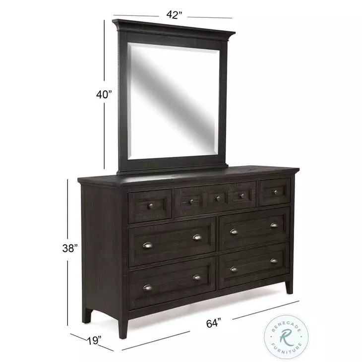 Ashbury Falls Graphite Drawer Dresser From Crafted Spaces