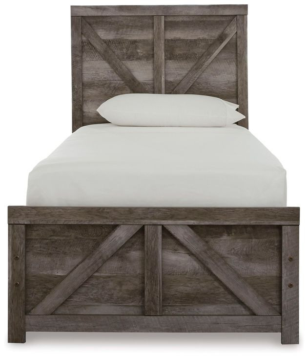 Wynnlow Gray Twin Panel Bed