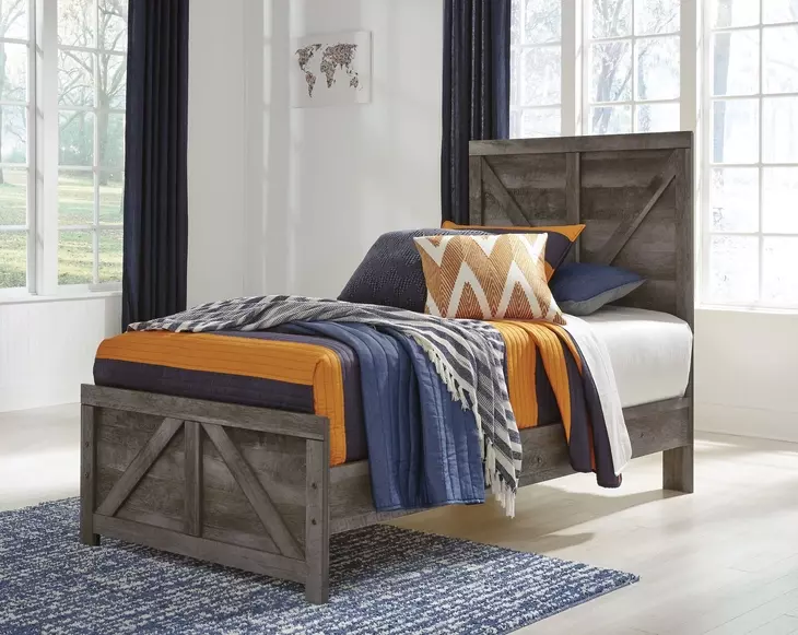 Wynnlow Gray Youth Panel Bedroom Set