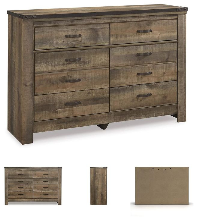 trinell brown dresser Ashley Trinell 5 Drawer Chest in Brown