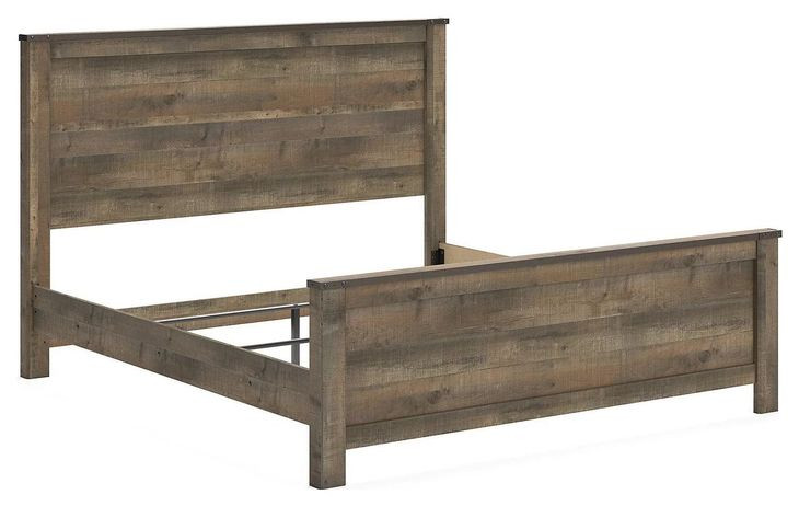 Trinell Brown King Panel Bed