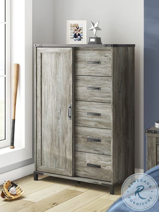 Frandern Gray Dressing Chest