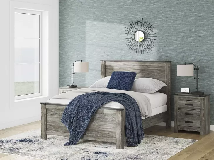 Frandern Rusti Warm Gray Queen Panel Headboard