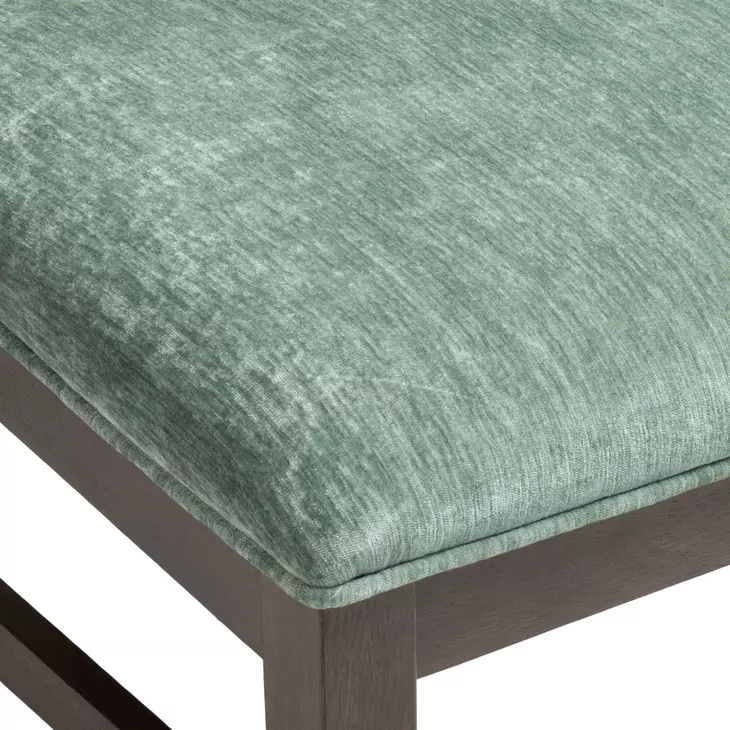 West End Sage Green and Saddle Brown Upholstered Parson Side Chair Set of 2