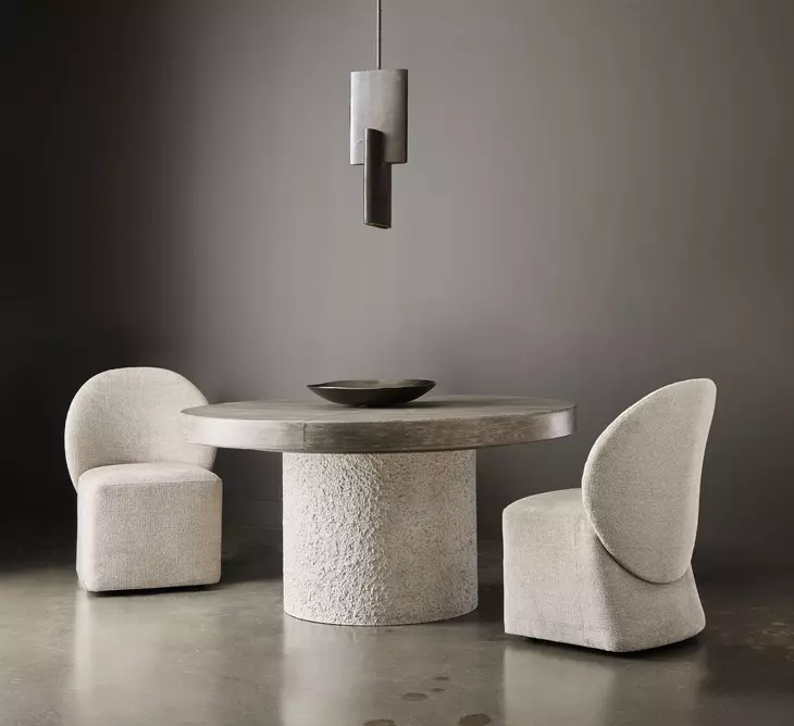 Monolith Beige Performance Fabric Side Chair