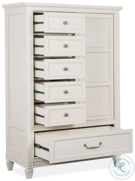 Willowbrook Egg Shell White and Cream Upholstered Wall Panel Bedroom Set with 2 Nightstand and USB Charging