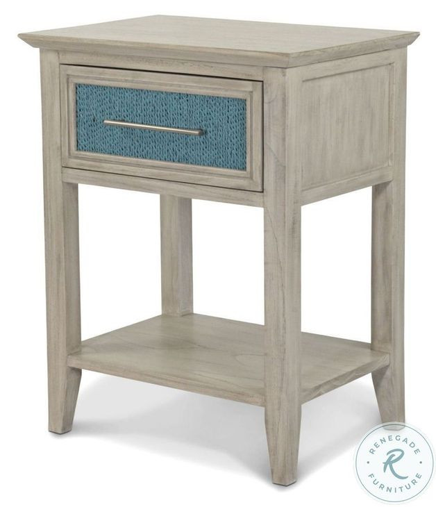 Blue Isles Ocean Blue and Aged Ivory Bedroom Set from Marra Home
