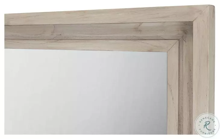 Blue Isles Aged Ivory Rectangular Dresser Mirror