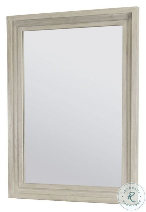Blue Isles Aged Ivory Rectangular Dresser Mirror