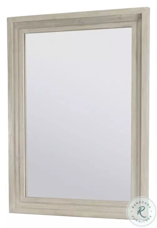 Blue Isles Aged Ivory Rectangular Dresser Mirror