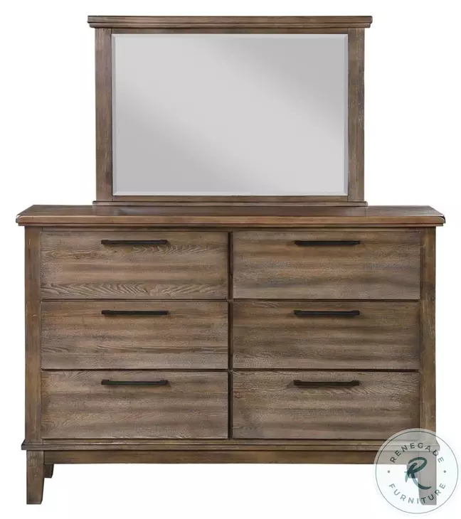 grey vintage dresser Garvee 31.5 in. Vintage Dresser for Bedroom with 6-Drawers, Vintage Design Wood Drawer Dresser Chest of Drawers, Grey