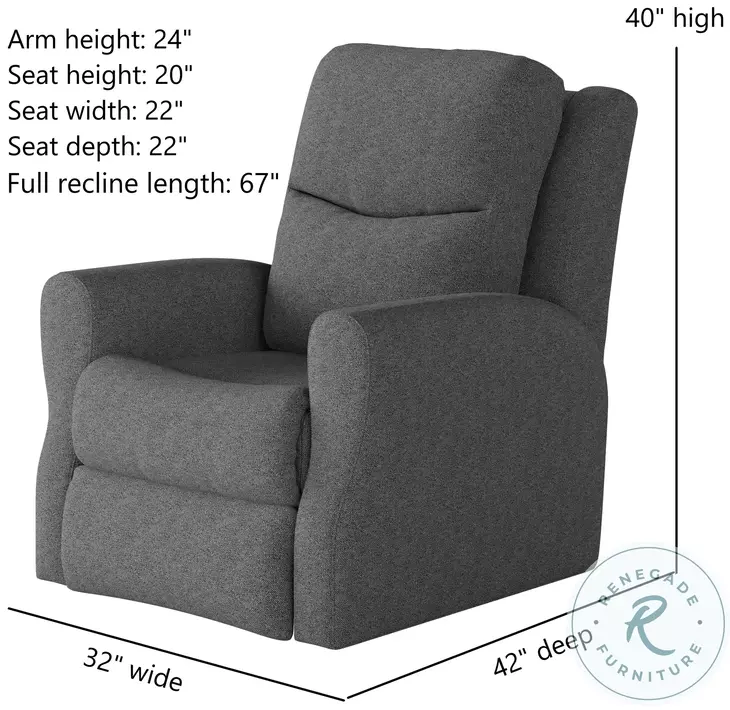Fame Glam Squad Storm Rocker Recliner