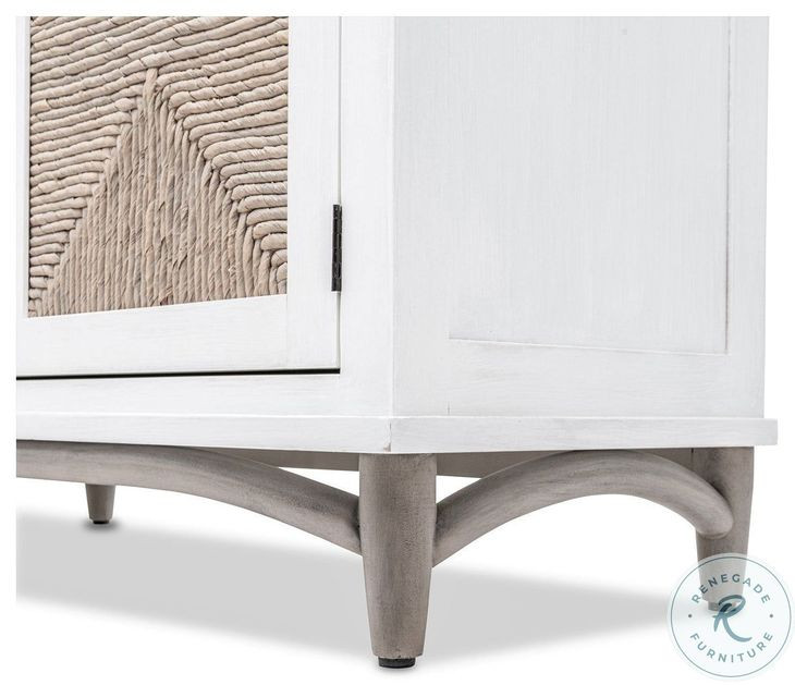 Hearthwood Sea Drift and White 4 Door Credenza