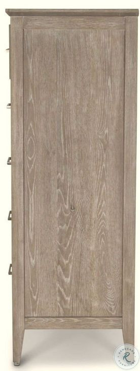 Harborview Glazed Driftwood Storage Bedroom Set
