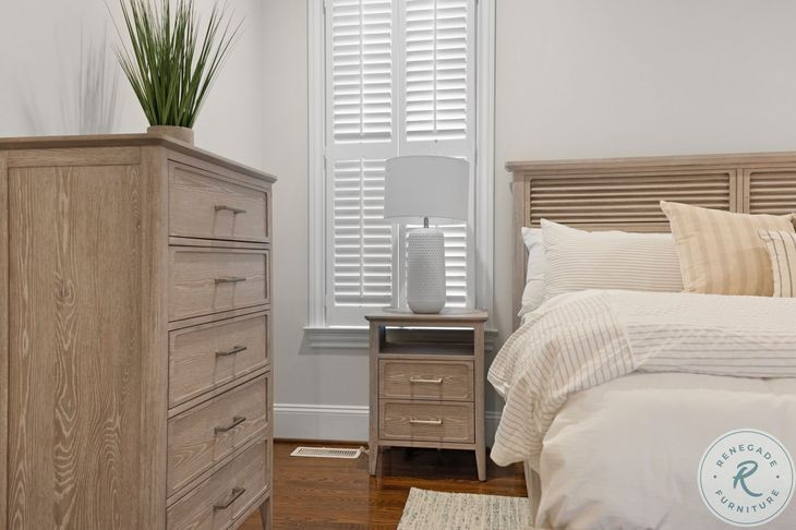 Harborview Glazed Driftwood Bedroom Set