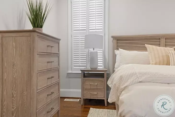 Harborview Glazed Driftwood Bedroom Set