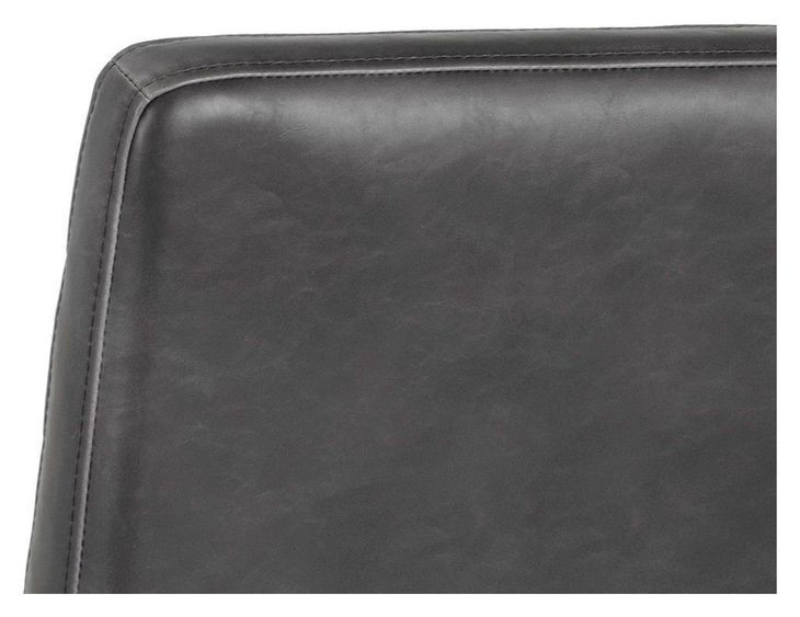 Spyros Overcast Gray Upholstered Counter Height Stool