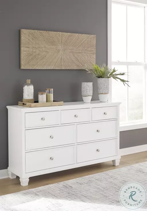 Fortman White Dresser