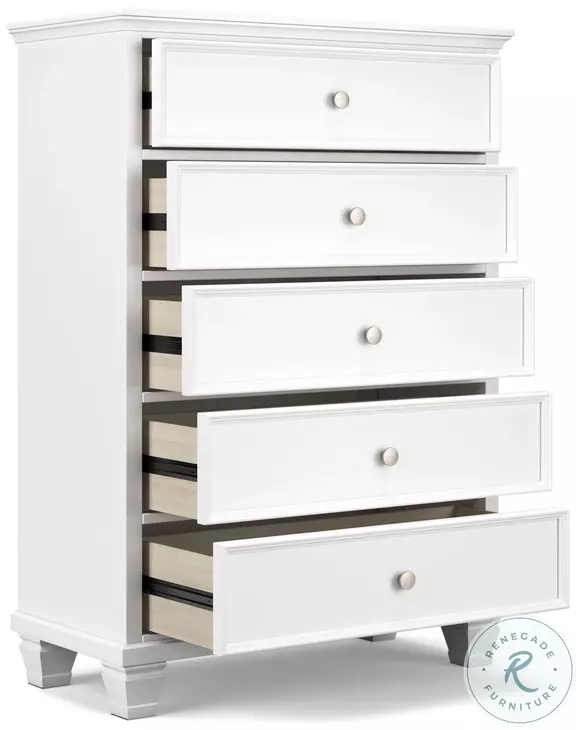 Fortman White Youth Storage Panel Bedroom Set