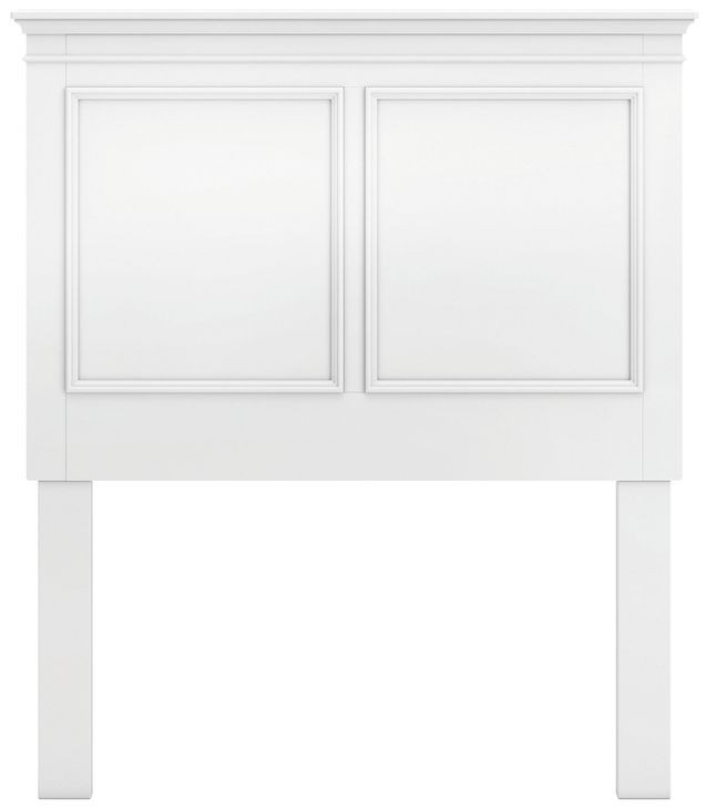 Fortman White Twin Panel Headboard